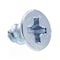 Prime-Line Sheet Metal Screw, Self-Tap, Flat Head, Phillip Drive No. 6 X 1/4in Zinc Plated Steel 50PK 9016109 - alternate 1